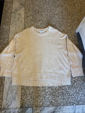 Old Navy Boxy White Sweater